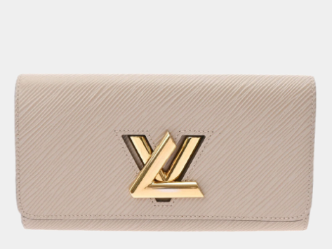 Louis Vuitton Beige Epi Leather Twist Wallet